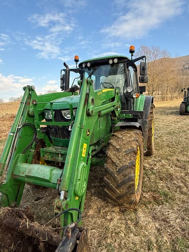 Tracteur chargeur JOHN DEERE 6120M - photo 2