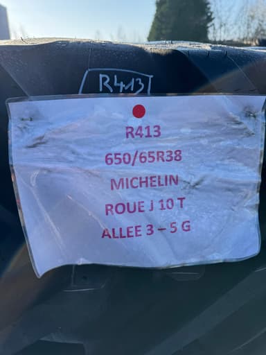 Pneumatique MICHELIN 650/65R38 - photo 2