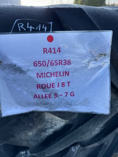 Pneumatique MICHELIN 650/65R38 - photo 2