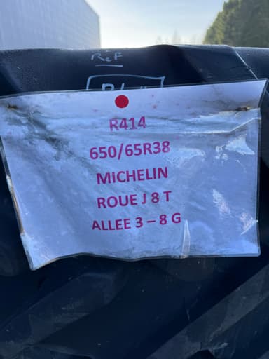 Pneumatique MICHELIN 650/65R38 - photo 2