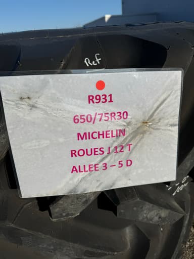 Pneumatique MICHELIN 650/75R30 - photo 2
