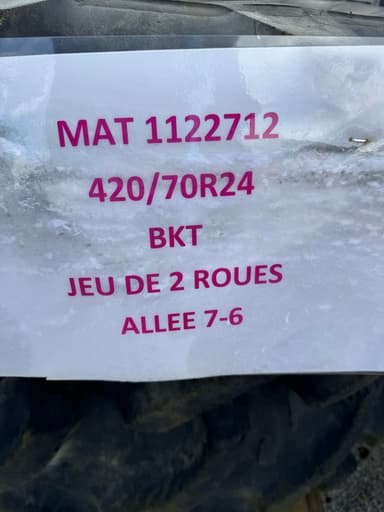 Pneumatique BKT 420/70R24 - photo 2