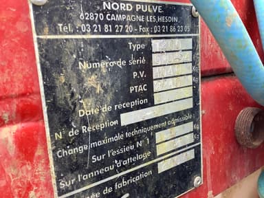 Pulverisateur NORD PULVE 1200 - photo 5