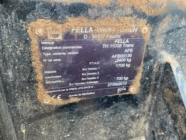 Faneuse FELLA TH 11008 Trans - photo 2