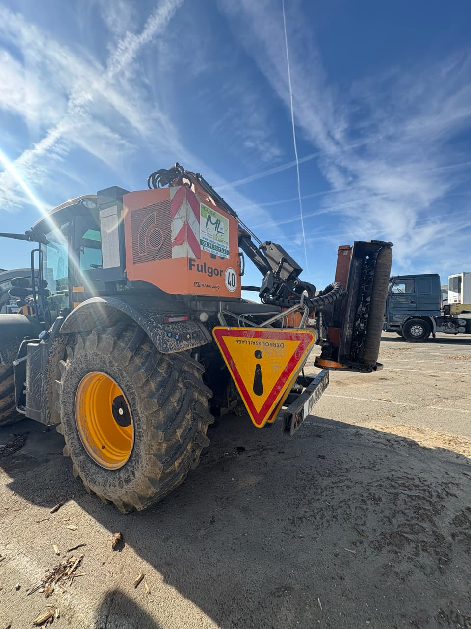 Epareuse ROUSSEAU Fulgor 7,50m Rotor herbe et bois - photo principale