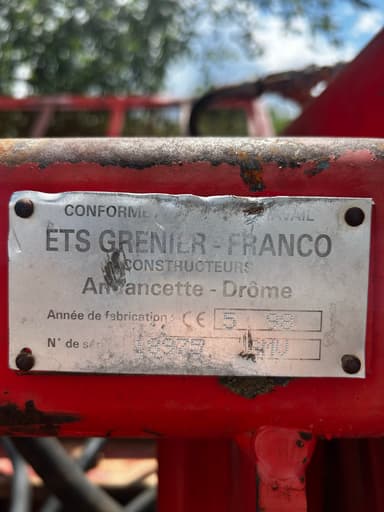 Arracheuse de vigne Grenier Franco GMV GRENIER FRANCO - photo 4