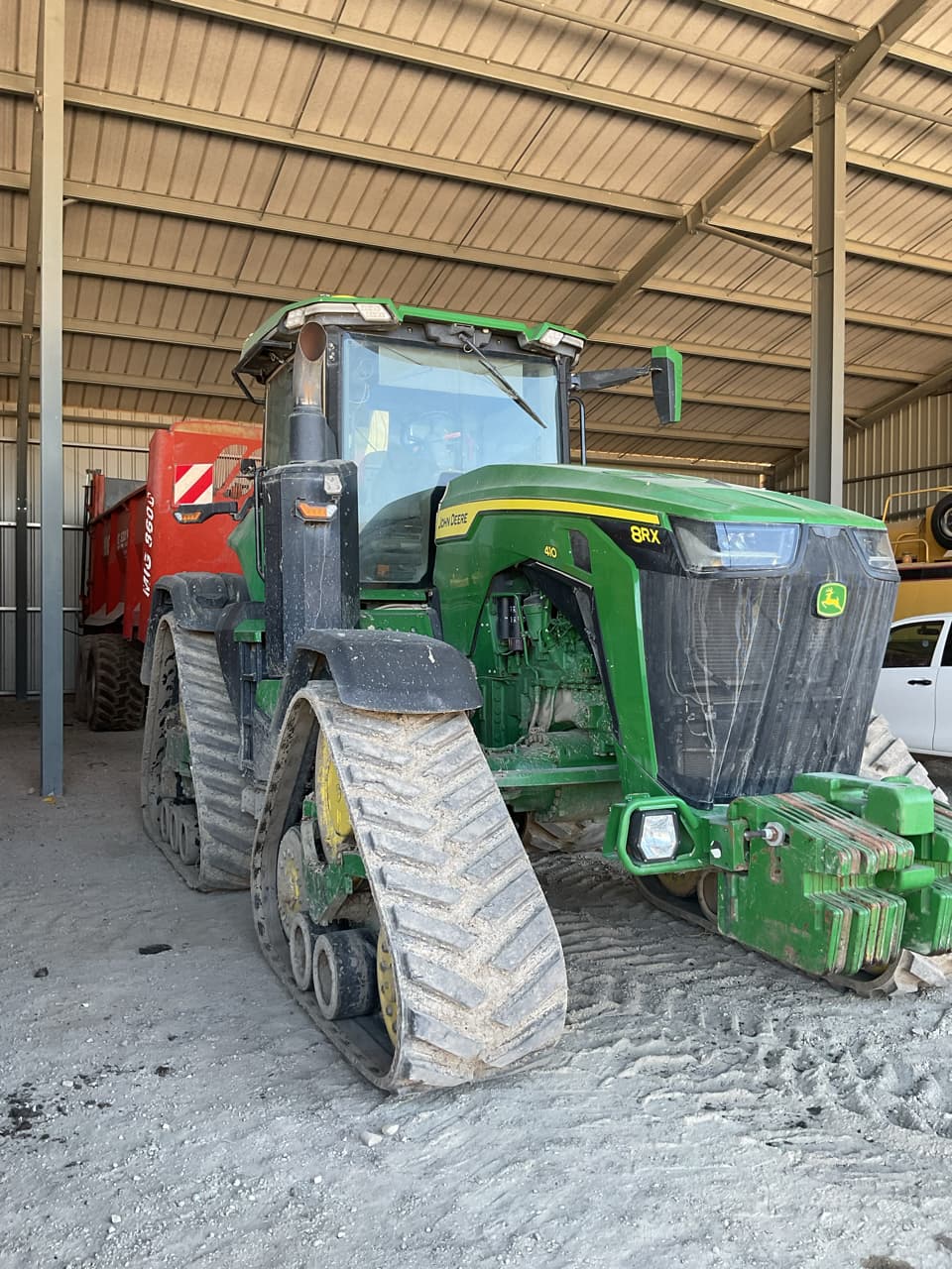 Tracteur JOHN DEERE 8RX 410 - photo principale