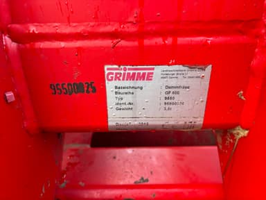 Fraise butteuse GRIMME GF 600 - photo 5