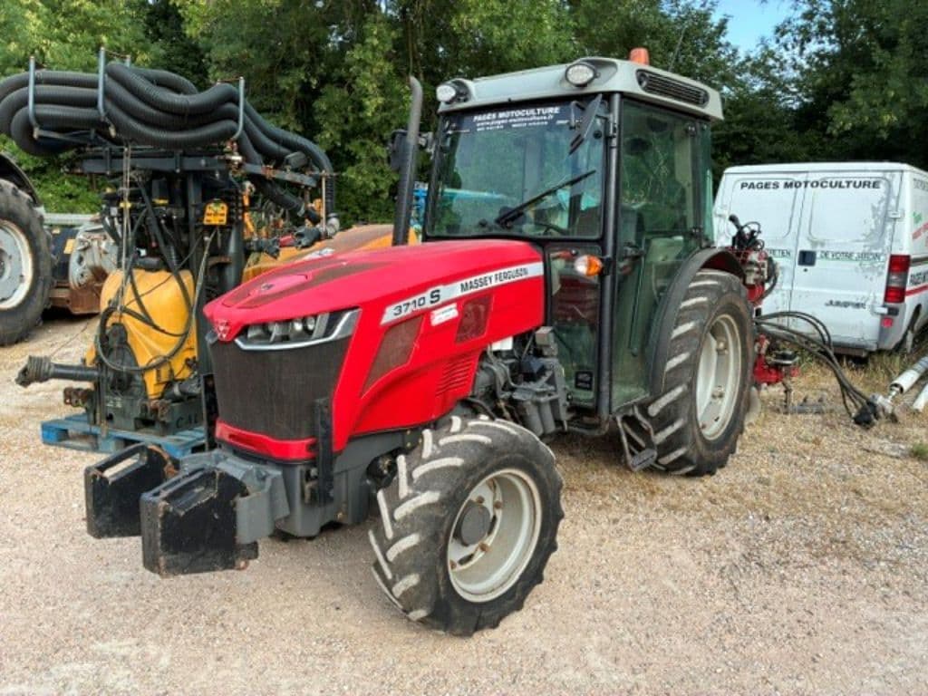 Tracteur etroit MASSEY FERGUSON 3710S EFF - photo principale