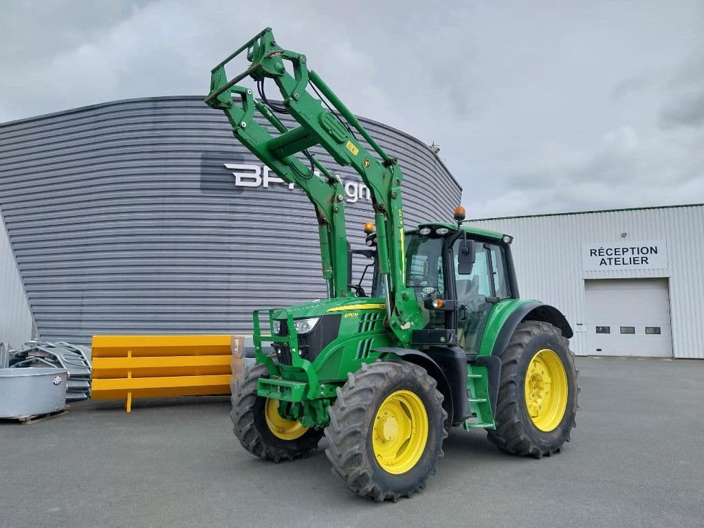 Tracteur chargeur JOHN DEERE 6130M - photo principale