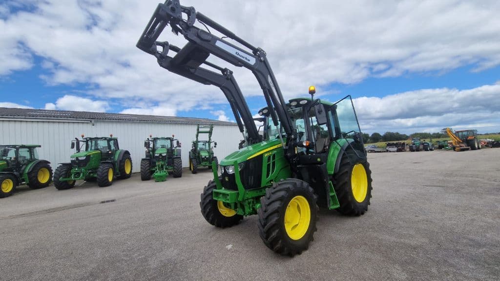 Tracteur chargeur JOHN DEERE 6100M - photo principale