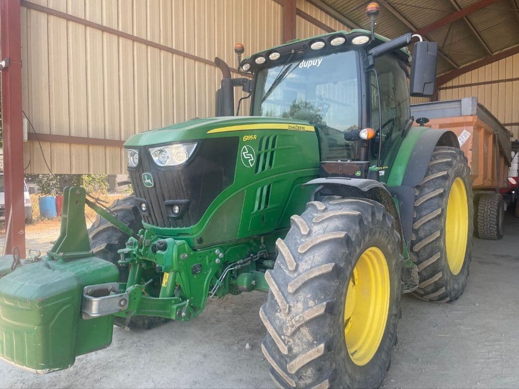 Tracteur JOHN DEERE 6195 R AUTOPOWR - photo principale