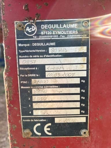 Epandeur fumier DEGUILLAUME 80 HVD - photo 5