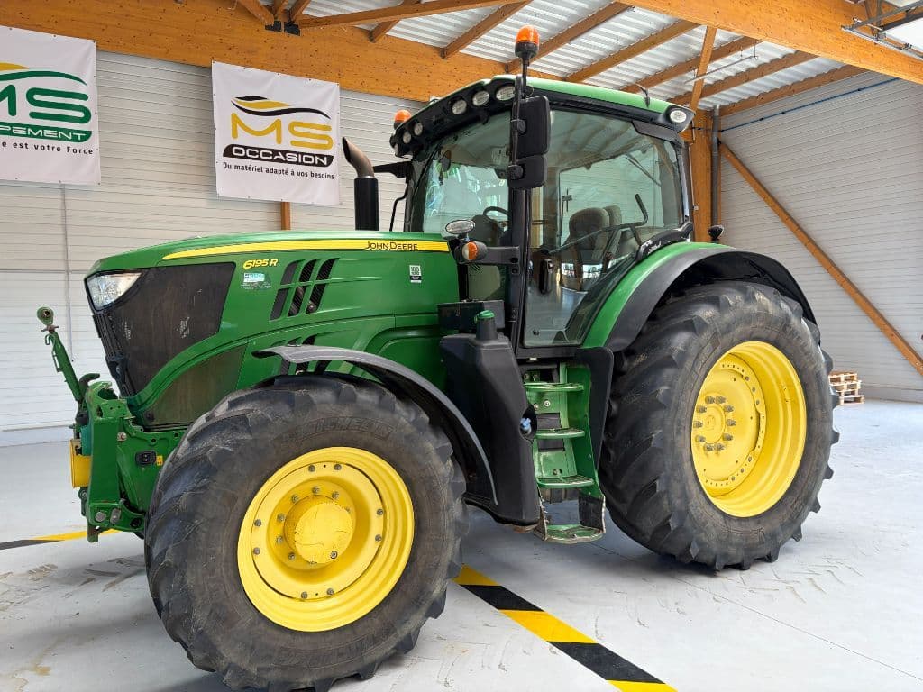 Tracteur JOHN DEERE 6195R - photo principale