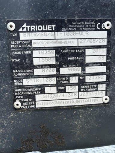 Melangeuse automotrice TRIOLIET SMARTRAC G-1000 - photo 5