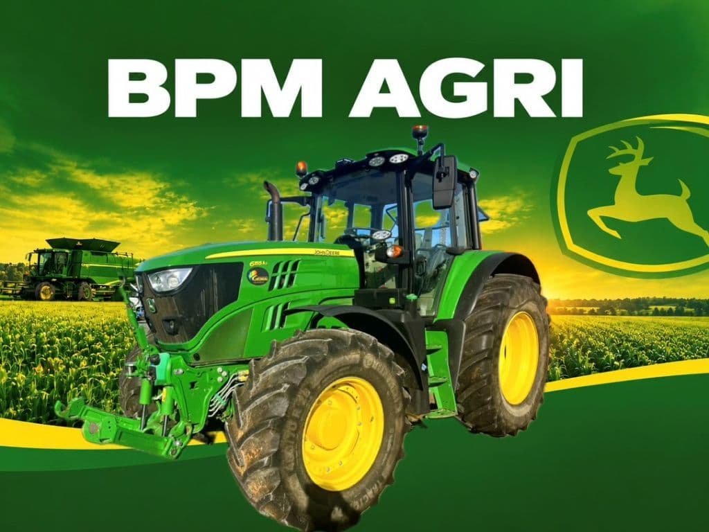 Tracteur JOHN DEERE 6155M - photo principale