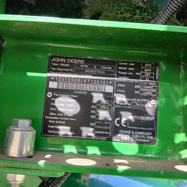 Moissonneuse JOHN DEERE T550 HM - photo 5