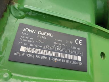 Faucheuse conditionneuse JOHN DEERE F310r - photo 4