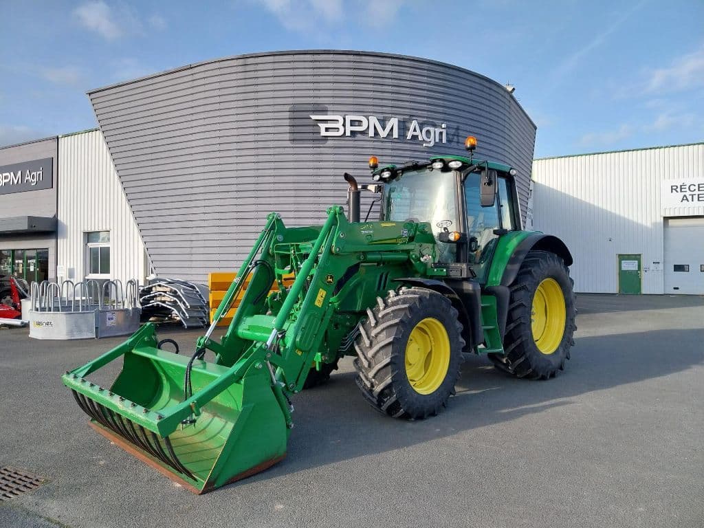 Tracteur chargeur JOHN DEERE 6140M - photo principale