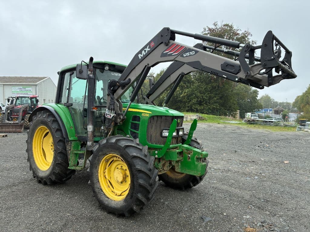 Tracteur chargeur JOHN DEERE 6330 STD - photo principale