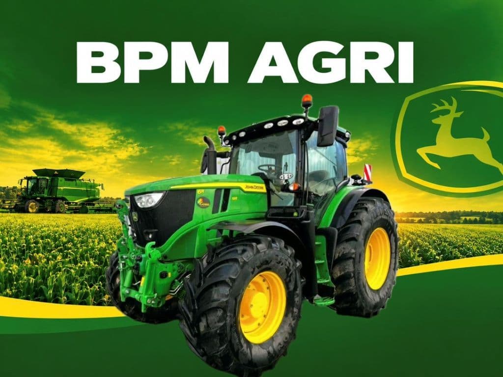 Tracteur JOHN DEERE 6R195 - photo principale