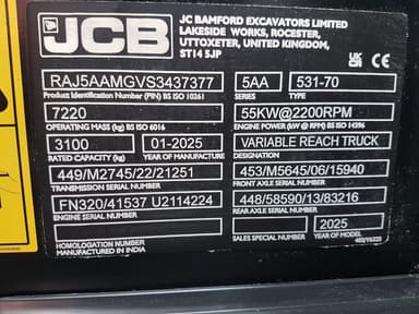 Telescopique JCB 531-70 - photo 3