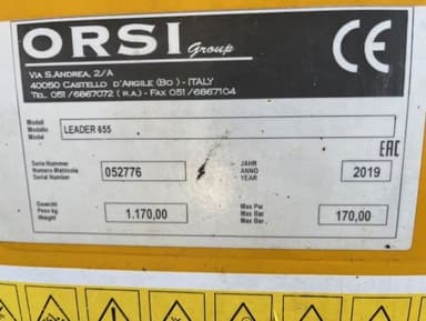Epareuse ORSI LEADER 655 - photo 5