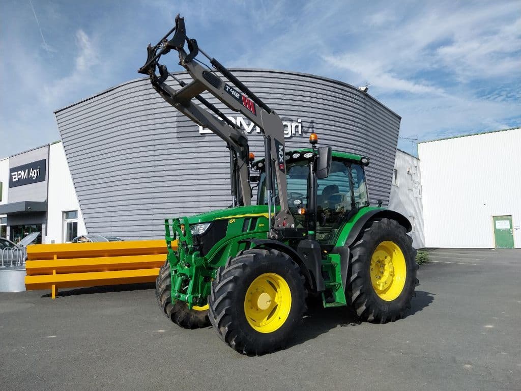 Tracteur chargeur JOHN DEERE 6R 140 - photo principale