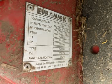 Pailleuse EUROMARK Tx 27 hd - photo 3