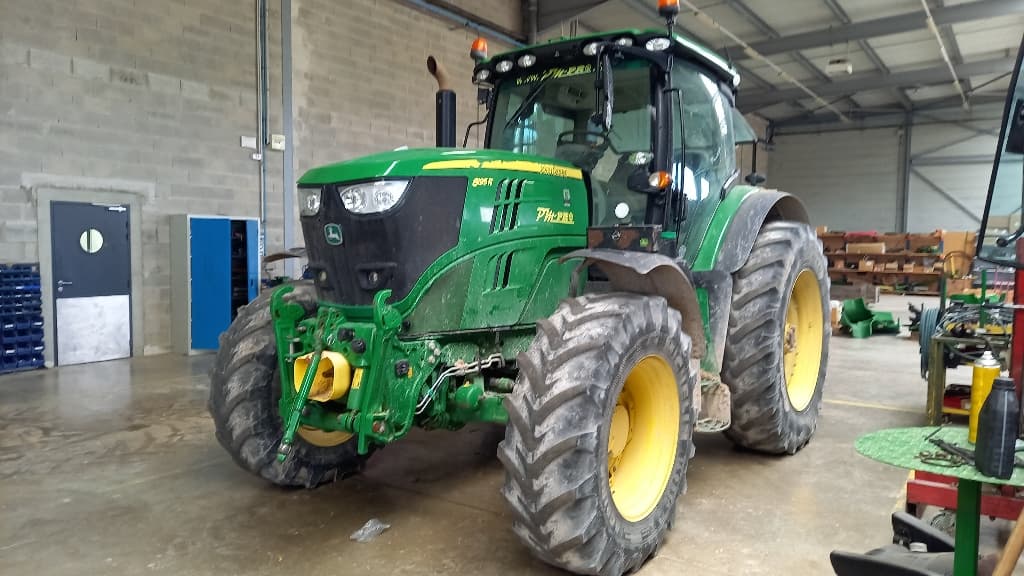 Tracteur JOHN DEERE 6195R - photo principale