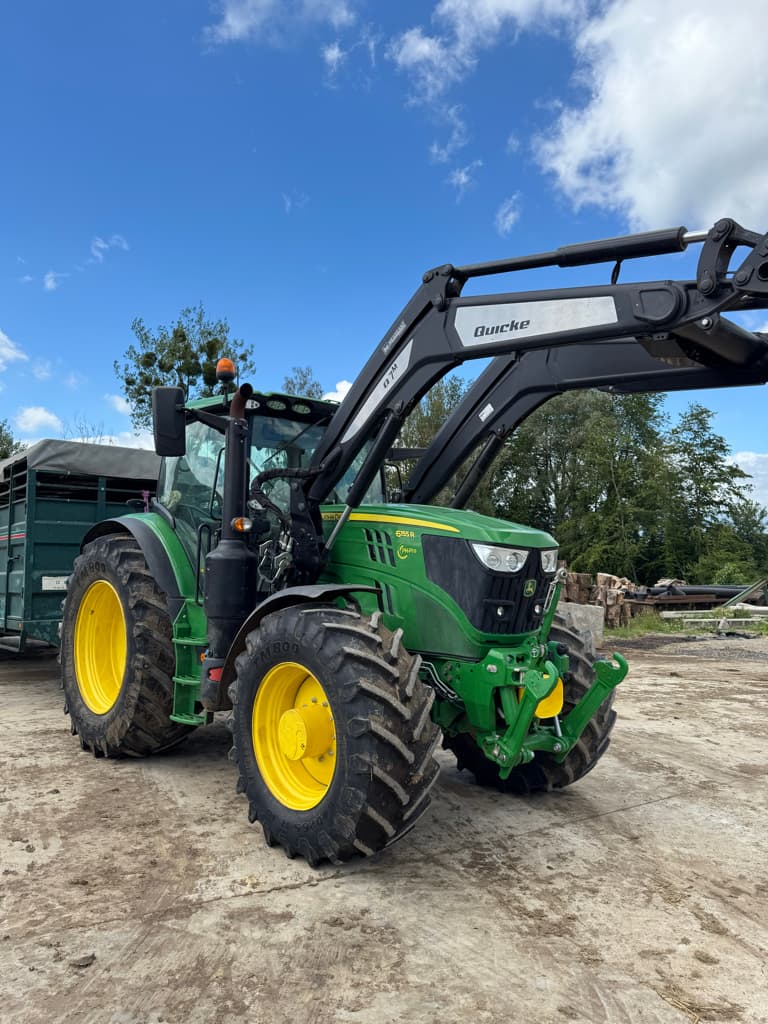 Tracteur JOHN DEERE 6r155 - photo principale