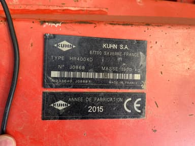Herse rotative KUHN HR4004 D - photo 5