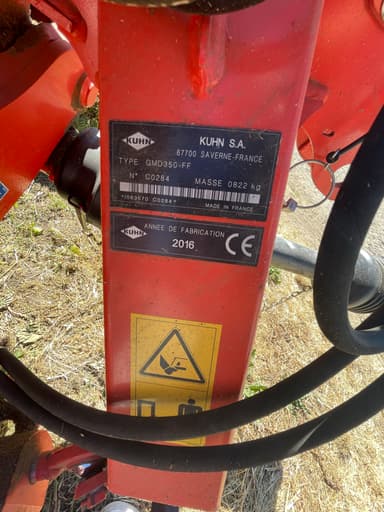 Faucheuse KUHN GMD 350FF - photo 5