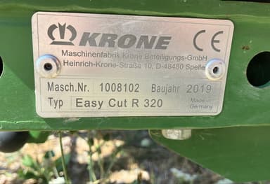 Faucheuse KRONE Easy cut R 320 - photo 5