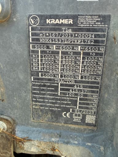 Telescopique KRAMER KT 407 - photo 5