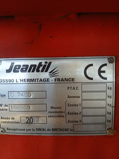 Desileuse pailleuse JEANTIL D2400 - photo 5