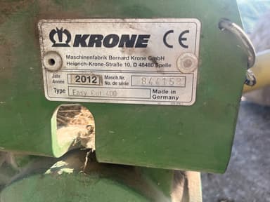 Faucheuse KRONE Easycut 400 - photo 5