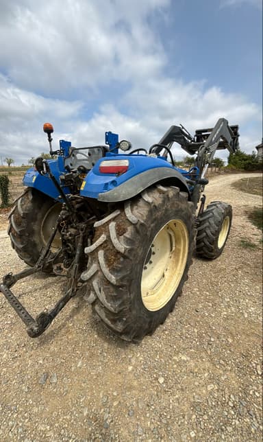 Tracteur chargeur NEW HOLLAND T5.95 dual Cmd arceau - photo 3