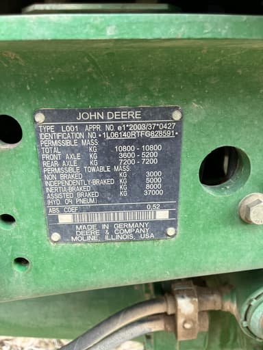 Tracteur chargeur JOHN DEERE 6140R - photo 5