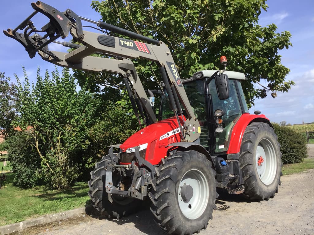 Tracteur chargeur MASSEY FERGUSON 5713 S  - photo principale