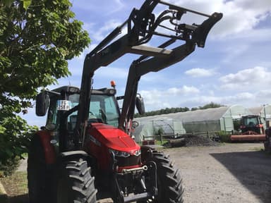 Tracteur chargeur MASSEY FERGUSON 5713 S  - photo 2
