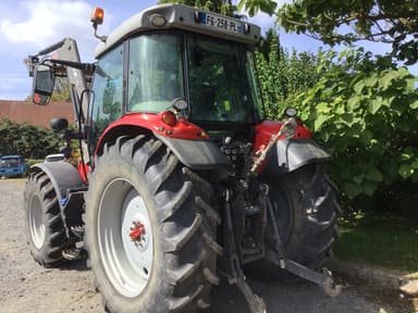Tracteur chargeur MASSEY FERGUSON 5713 S  - photo 4