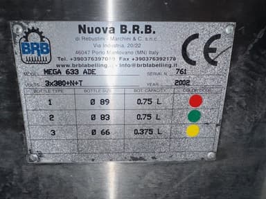 Etiqueteuse BRB MEGA 633 ADE - photo 3