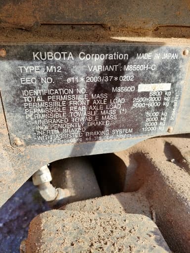 Tracteur chargeur KUBOTA M8560 - photo 5