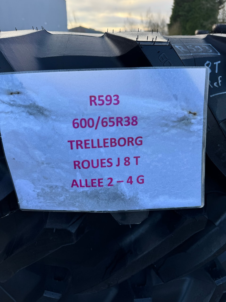 Pneumatique TRELLEBORG 600/65R38 - photo slide 2