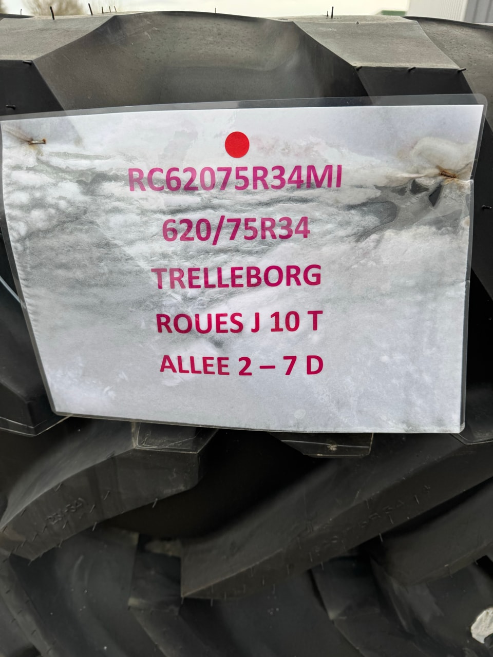 Pneumatique MICHELIN 620/75R34 - photo slide 2