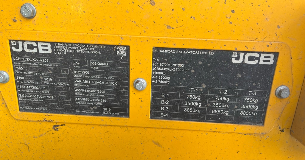 Telescopique JCB 538-60 AGRI TL4 - photo slide 5