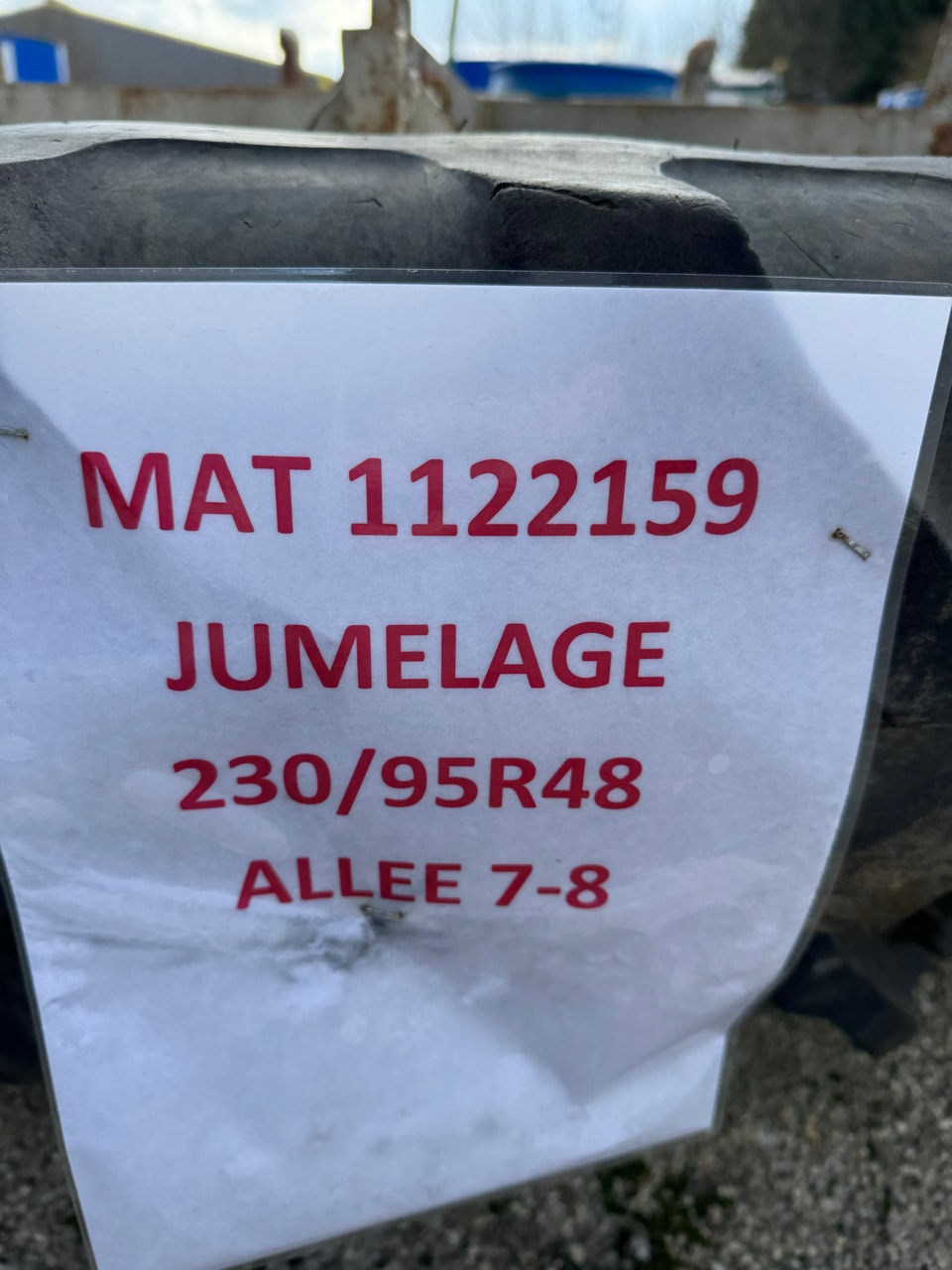 Pneumatique ALLIANCE 230/95R48 - photo slide 2