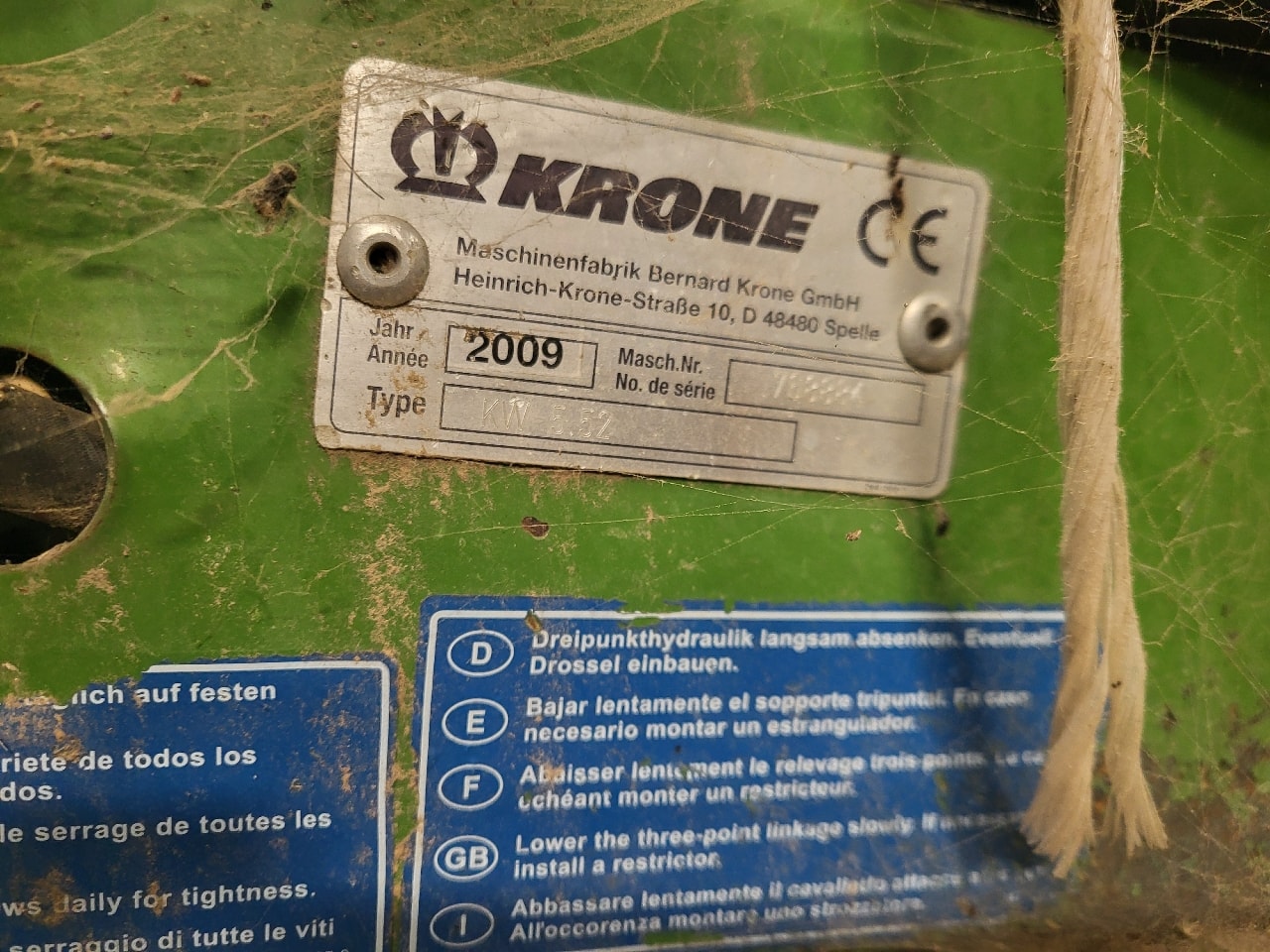 Faneuse KRONE Kw 5.52 - photo slide 5