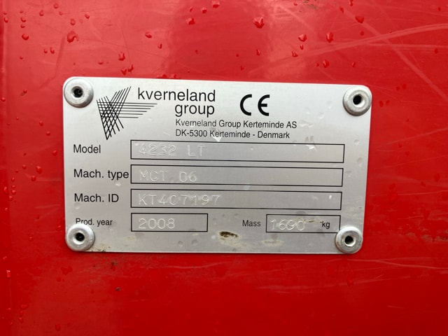 Faucheuse conditionneuse KVERNELAND 4232LT - photo slide 8